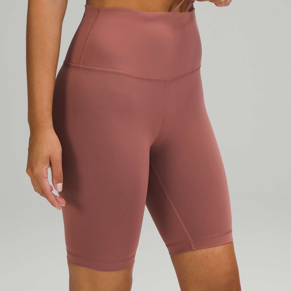NWT lululemon wunder train biker shorts